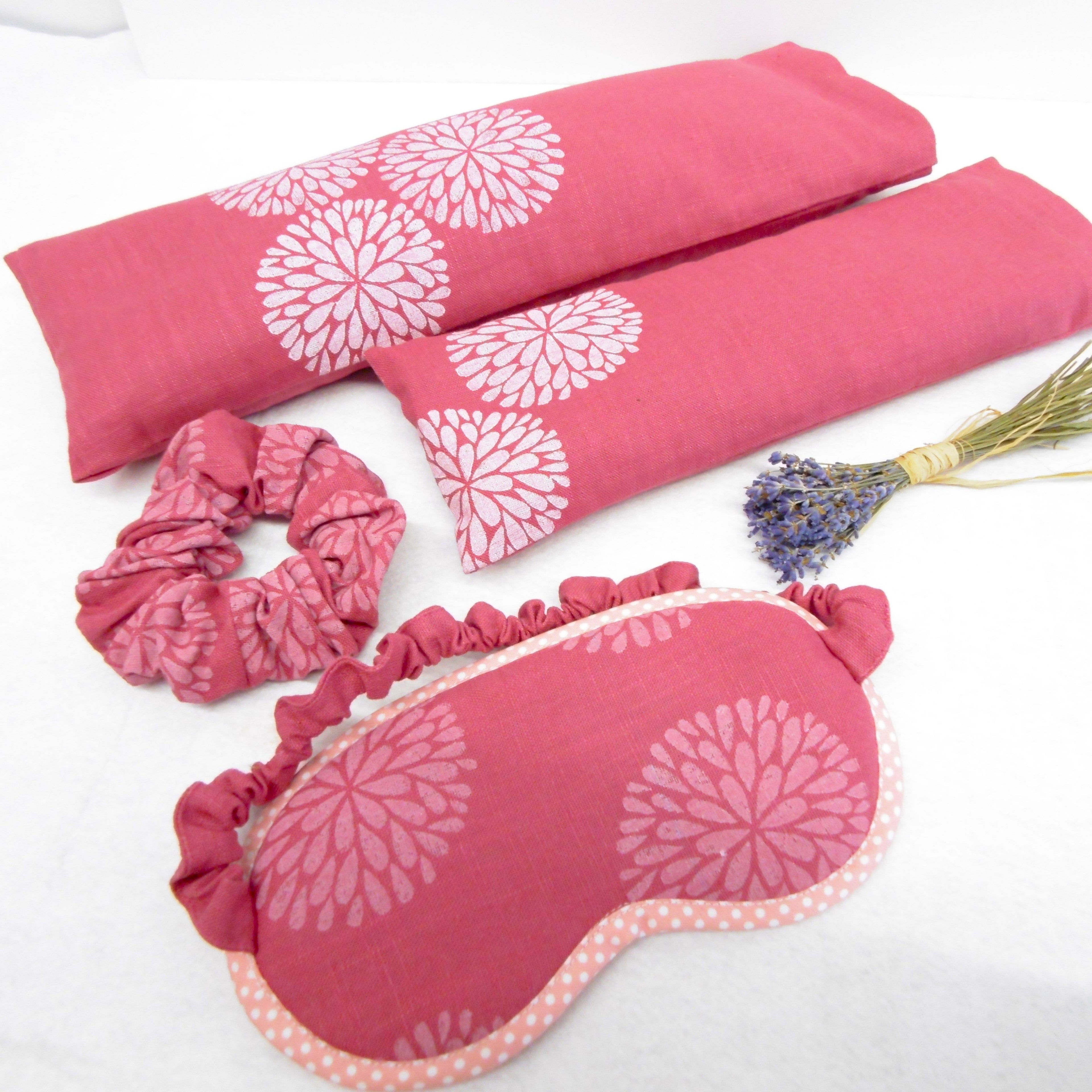 handmade sleep essentials block printed linen pillows by naila ahmad london