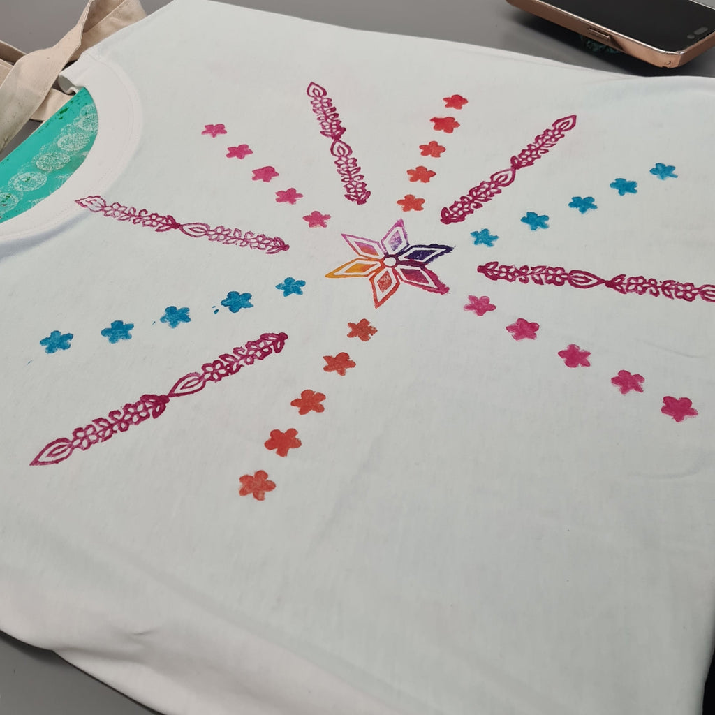 Reprint & Relove: Upcycle Your T-Shirt with Block Printing