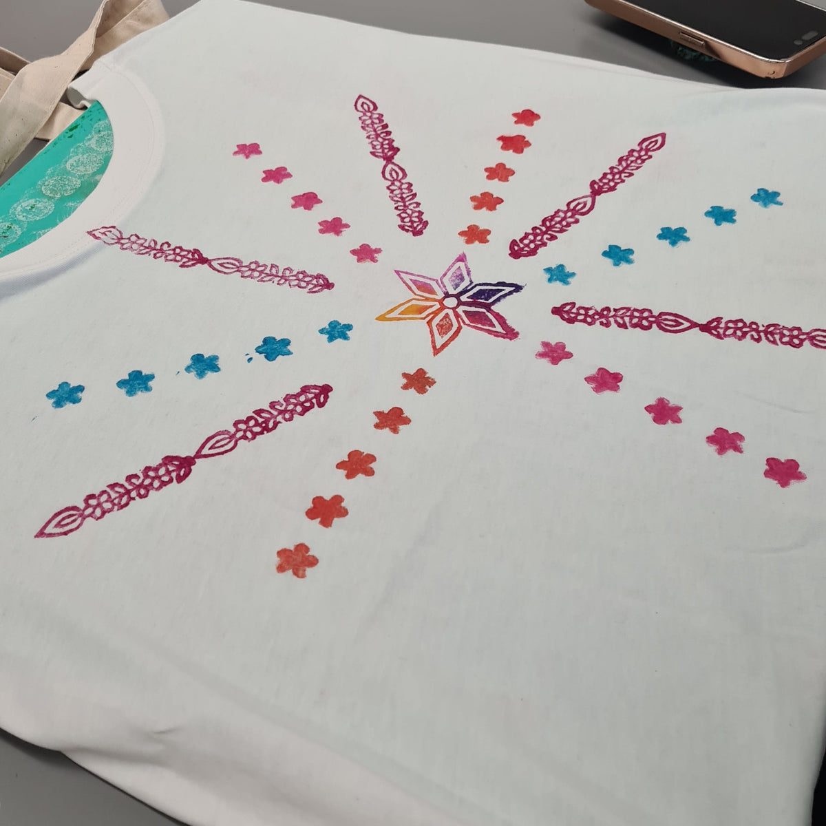 Reprint & Relove: Upcycle Your T-Shirt with Block Printing