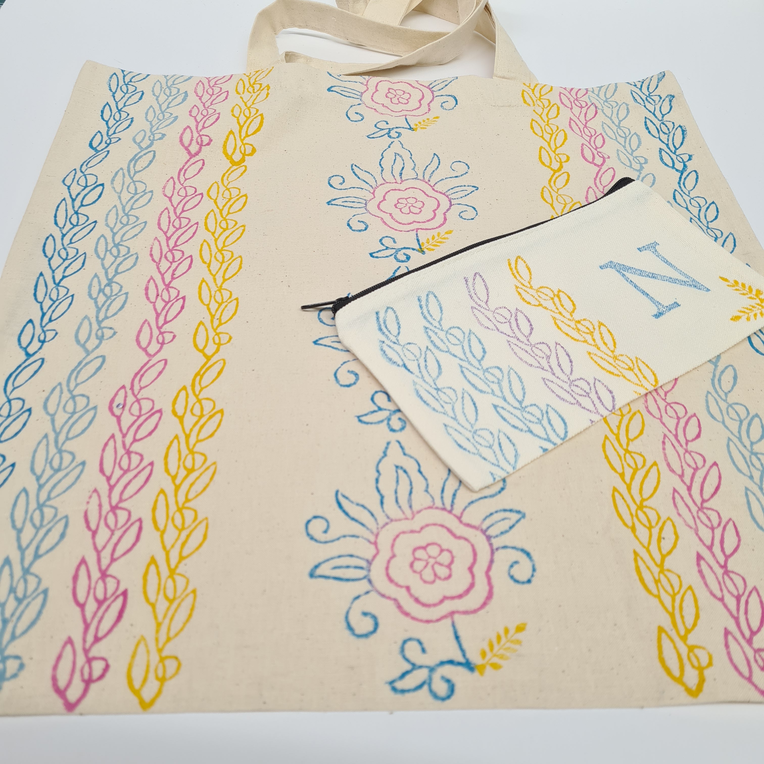 Family Block Printing Workshop: Design a Tote Bag Together