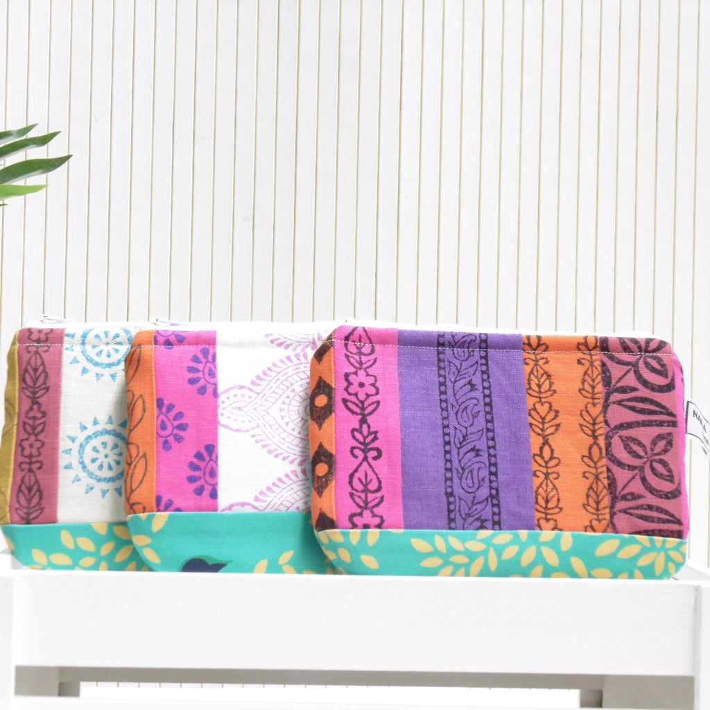 Khushrang Patchwork Pouch - Lucky Dip