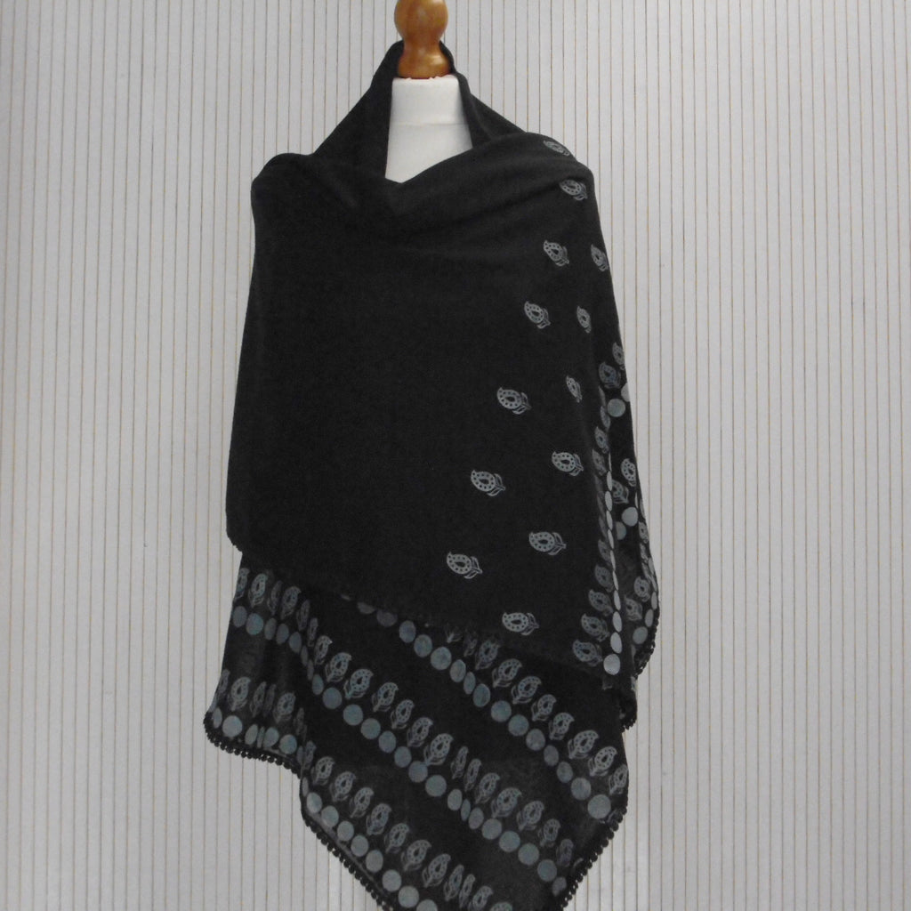 Hand Block Printed Cotton Scarf - Riwayat