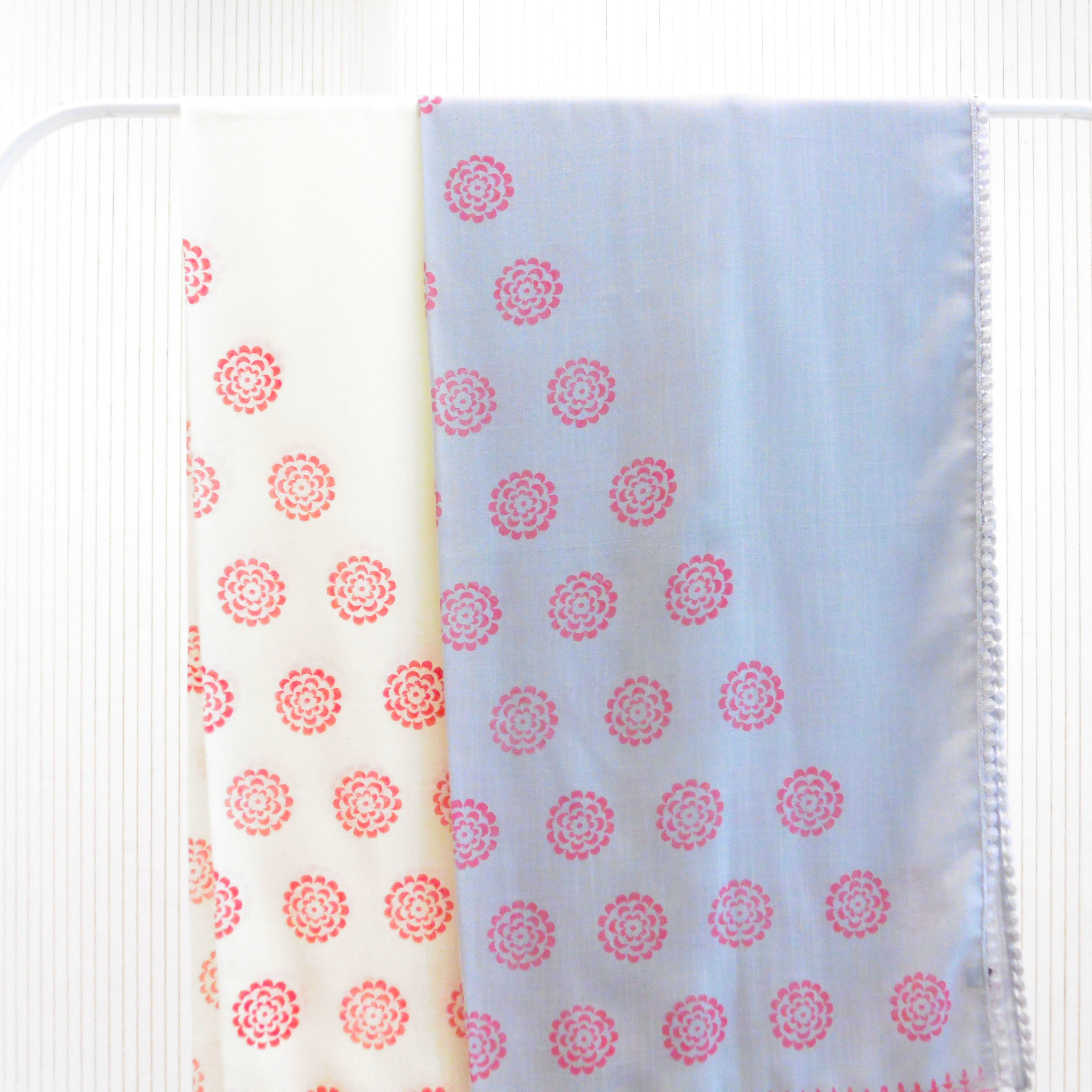 Hand Block Printed Scarf - Cotton Viscose Blend - Limited Edition - Riwayat
