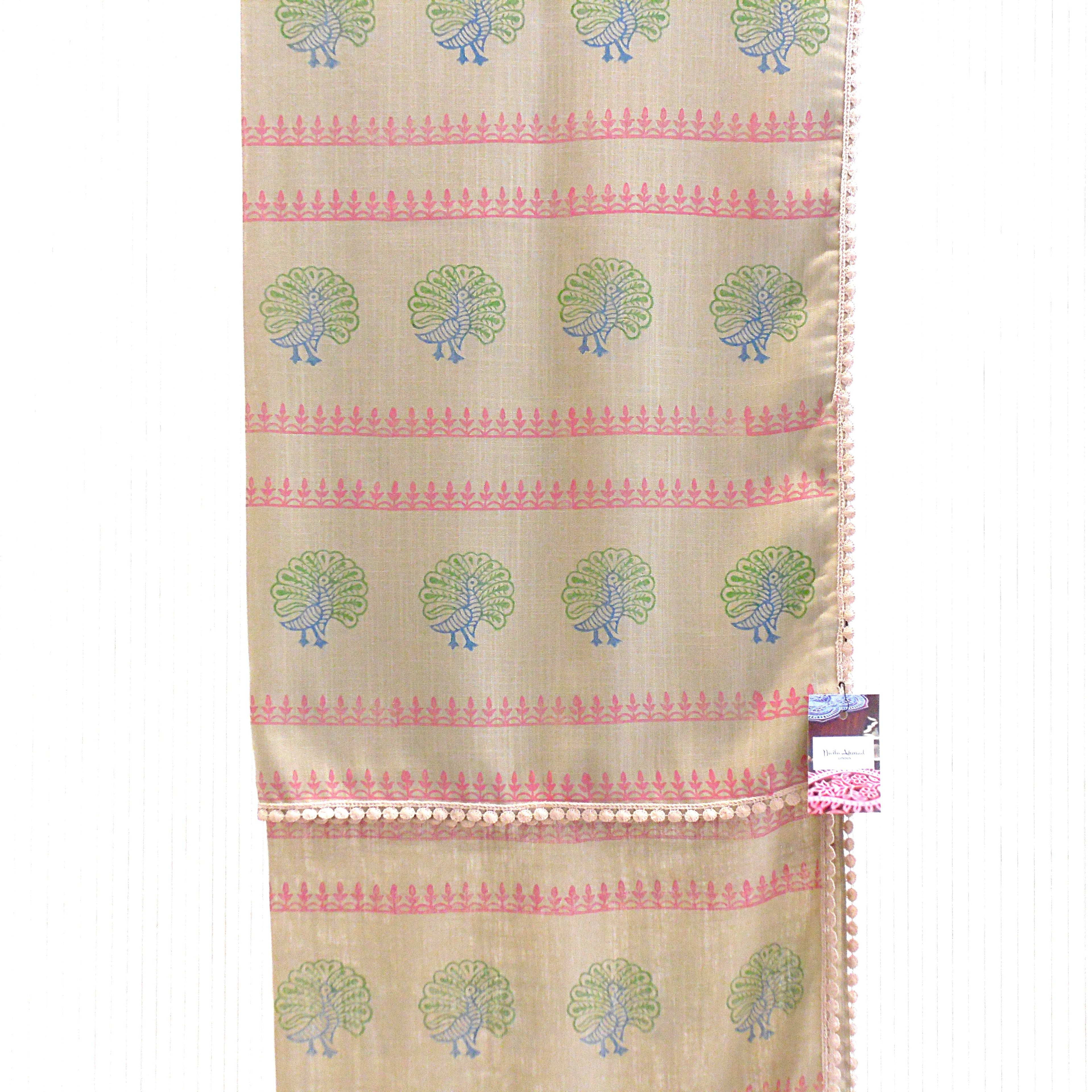 Hand Block Printed Scarf - Cotton Viscose Blend - Limited Edition - Riwayat