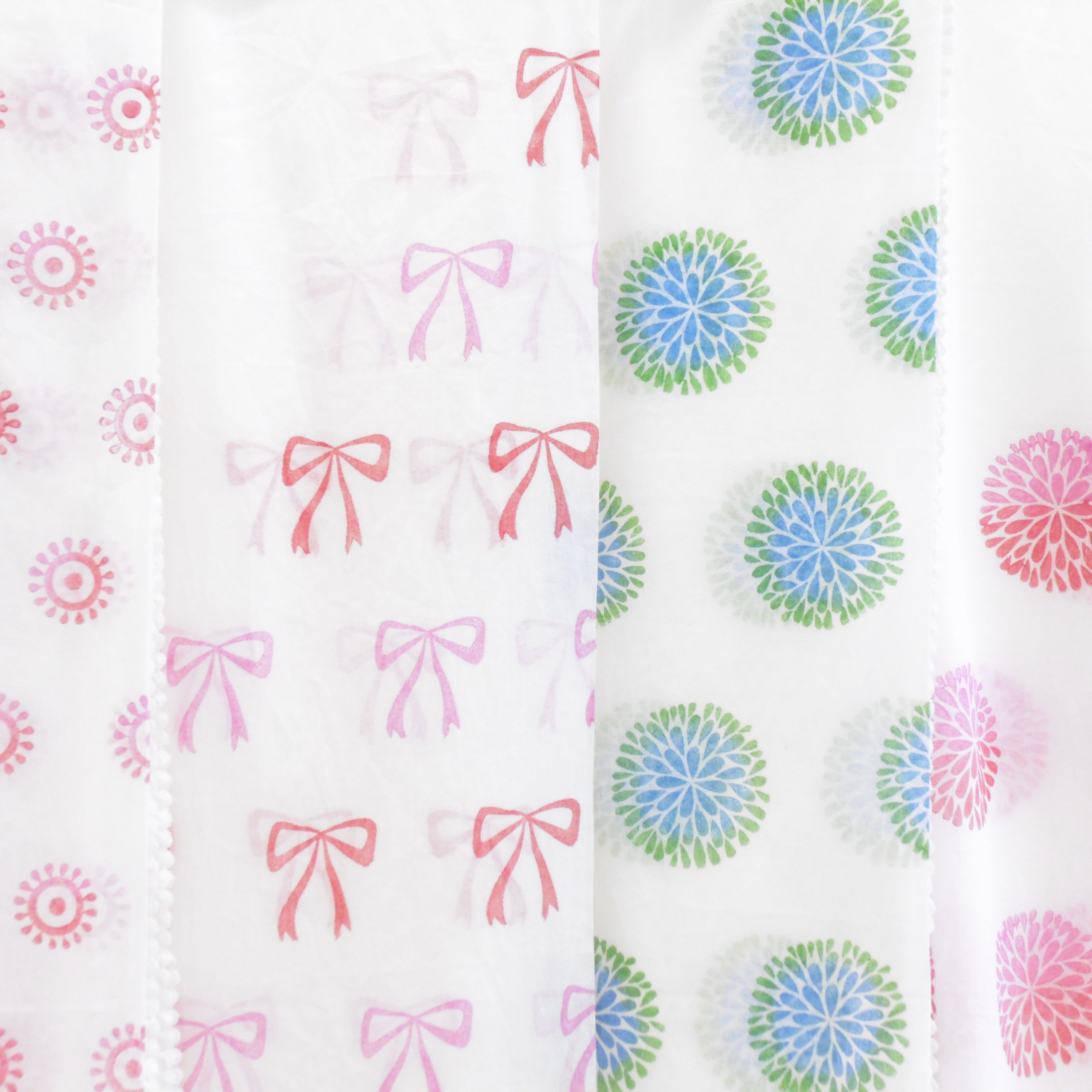 Hand Block Printed Cotton Lawn Scarf - Riwayat
