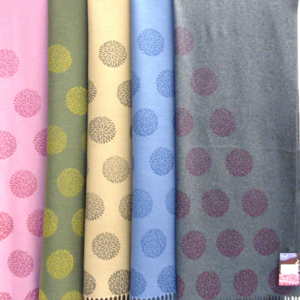 dahlia printed shawls